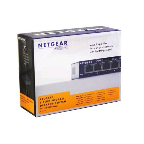 Netgear NETGEAR 5 Port Gigabit Network Switch, Unmanaged Ethernet Switch GS105UK 2