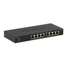 NETGEAR 8 Port PoE Switch, Unmanaged Gigabit Network Switch GS308LP