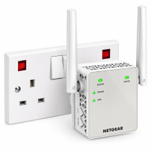 NETGEAR WiFi Extender Booster EX6120, Adds up to 1,200 sq ft, 1.2 Gbps