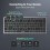 TeckNet TECKNET Wireless Keyboard, Bluetooth Keyboard for 4 Multi Devices 4