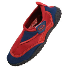 GEEZY Water Shoes Beach Swimming Pool Surf Neoprene Aqua Boots Unisex Red UK Adult 1