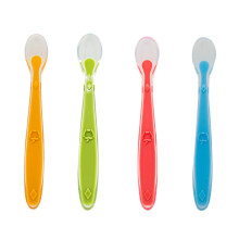 Callowesse Silicone Spoons, 4 Colours, 4 Pack