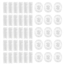 100 Pack Disposable Ear Covers, Clear Waterproof Shower Ear Protectors