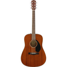 Fender CD-60 Dreadnought Beginner Acoustic Guitar, Mahogany, Natural