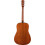 Fender CD-60 Dreadnought Beginner Acoustic Guitar, Mahogany, Natural 3