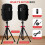 Pyle 8" Bluetooth PA Speaker System w/Stands, 700W Portable 3