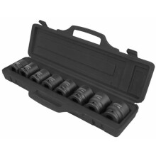 KS Tools Jogo de soquetes hexagonais de impacto 8 pcs curto 3/4" 515.0210