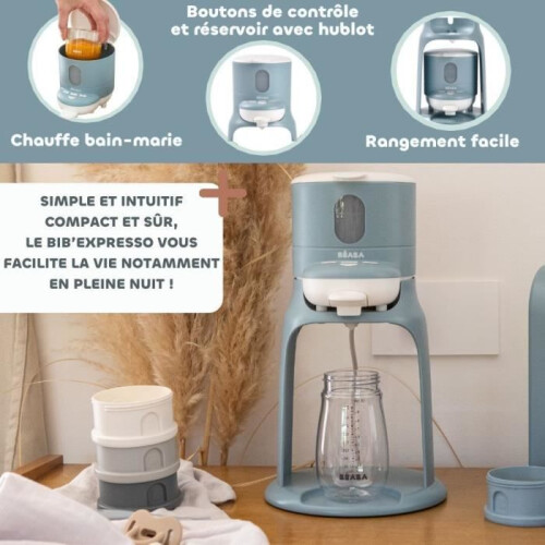 BEABA Préparateur de biberons - BEABA - BIB'EXPRESSO - Bleu baltique 1
