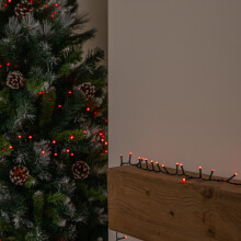 9m 360 LED BerryBrights Christmas String Lights in Red