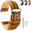 Leather Watch Strap with Stainless Steel Buckle 2