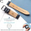 Leather Watch Strap with Stainless Steel Buckle 6
