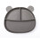 Callowesse Silicone Baby Suction Plate Silver Sage 1
