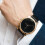 Black Calfskin Leather Watch Strap 18mm 2