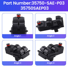 Driver Side Electric Power Window Control 35750-SAE-P03 35750SAEP03 for CR-V 2001-2005