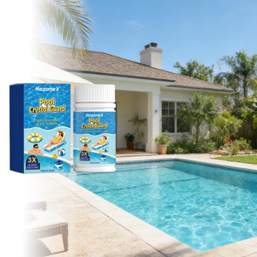 Pool Cleaning Tablets Multi-Function Quick Dissolving Water Clarifier for Swimming Pools Improves Water Quality 100 Count