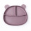 Callowesse Silicone Baby Suction Plate Pale Mauve 1