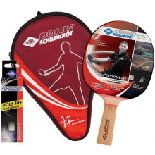 Tafeltennisbat - DONIC - WALDNER - Zwart, Rood - Hout