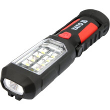 Linterna LED para coche - Yato - 8+1 LED - 2 pilas AA - Pilas no incluidas - 9 lámparas