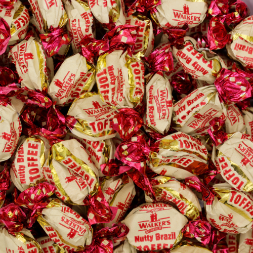 (2.5kg Bulk Bag) Walker's Nonsuch Nutty Brazil Toffees