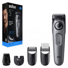 Zwarte baardtrimmer - BRAUN - Serie 3 - BT3560 - 40 lengtes - Instelling 0,5-10 mm - Stap van 0,5 mm