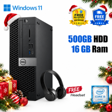 Dell OptiPlex 3040 - 16GB Ram 500GB HDD Windows 11 Pro - Refurbished