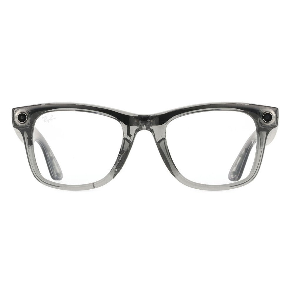 Ray-Ban Meta Shiny Transparent Grey Frame Blue Lenses Ai Glasses, RW4012 - Image 5