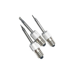 3pcs Silver Soldering Iron Tips E10 Replacement for Parkside PLKA 4B3
