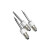 3pcs Silver Soldering Iron Tips E10 Replacement for Parkside PLKA 4B3 1