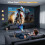 1080P Portable Projector LED Smart Mobile Phone Mini Bundle Outdoor Multimedia 7