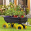 2PCS 10" Puncture Burst Proof Solid Rubber Sack Truck Trolley Wheel Spare Tyres 10