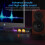 Mini Loop Switcher Box 3 Channel RCA Selector Stereo Audio Splitter w/VU Meter 8