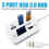Aluminum 3 Port USB 3.0 Hub SD M2 TF MS Multi-In-1 Memory Card Reader Adapter 11