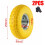 2PCS 10" Puncture Burst Proof Solid Rubber Sack Truck Trolley Wheel Spare Tyres 2