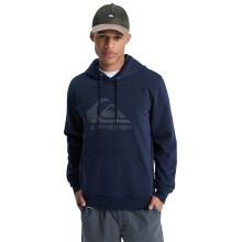 (M, Dark Navy) Quiksilver Mens Comp Logo Hoodie