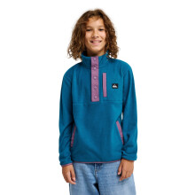 (16 Yrs, Blue Coral) Quiksilver Kids No Destination Half Zip Fleece