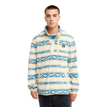 (L, Quik Life Stripe Peyote) Quiksilver Mens No Destination Micro Half Zip Fleece