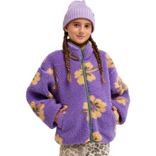 (10 YRS, Dahlia Purple Bold Hibi) Roxy Kids Like Electricity Relaxed Full Zip Fleece