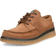 (8 - 8.5 UK (42EU), Camel) ECCO Mens Walker 3.0 Moc-Toe Walking Shoes