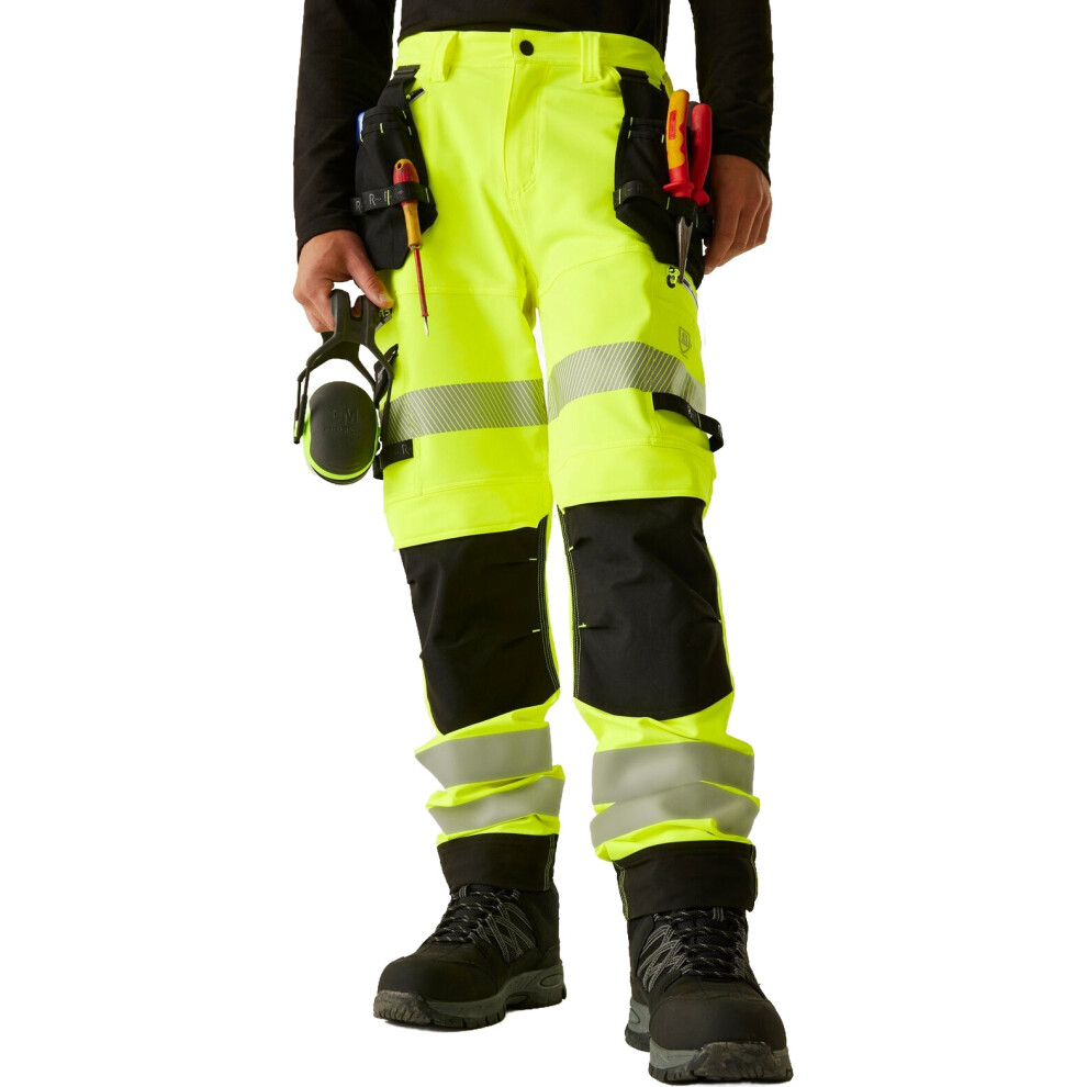 Regatta Mens Hi-Vis Infiltrate Work Trousers