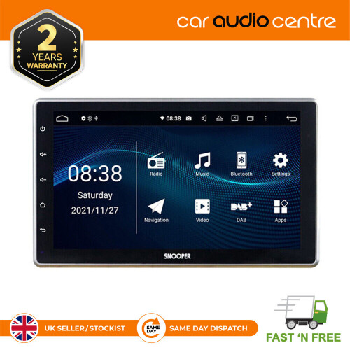 Snooper SMH-550DAB Single Din 10" Screen DAB with CarPlay & Android Auto