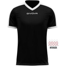 Givova Revolution Musta-valkoinen Urheilupaita - 3XL