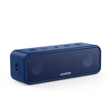Soundcore 3 by Anker, Bluetooth Speaker with Stereo Sound, Pure Titanium Diaphragm Drivers, PartyCast Technology, BassUp, 24H Playtime, IPX7