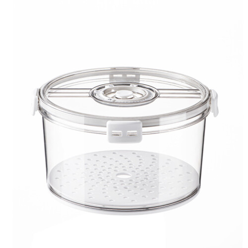 Airtight Bread Box, Round, Storage Container for Homemade Bread, Date Tracker, Bread Storage for Home-Baked Bread