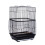 2x Bird Cage Cover Seed Catcher – Nylon Mesh Netting Guard (Black) 1