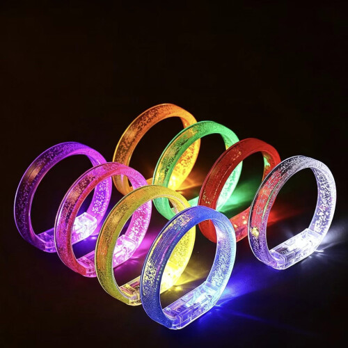 Πακέτο 20 βραχιολιών LED, μπομπονιέρες πάρτι που φωσφορίζουν στο σκοτάδι
