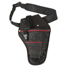Sacoche de ceinture pour outils de perceuse, lot de 2, en tissu Oxford robuste, pochette porte-clés électrique, ceinture régl