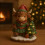 Décoration de Noël vache Highland lumineuse avec LED 1
