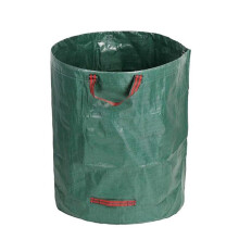 Lot de 2 sacs de ramassage de feuilles de jardin - Sac imperméable tissé en polypropylène résistant de 50 L, 45 x 32 cm, avec