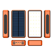 20000mAh Solar Wireless Powerbank Wasserdicht 162x82x32mm