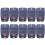 Pack of 10 4-button remote controls, 433 MHz rolling code, garage door remotes compatible with BFT MITTO 2 and MITTO 4. 1